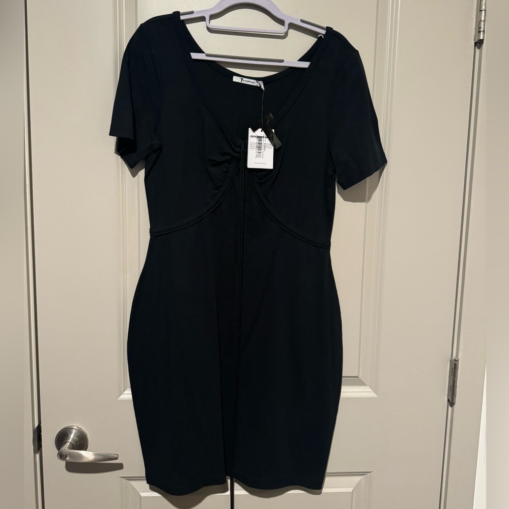 T by Alexander Wang Black Bodycon mini dress